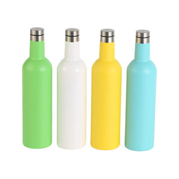 17oz reusable double walled vacuum  insulated stainless steel wine tumbler cooler for outdoor          