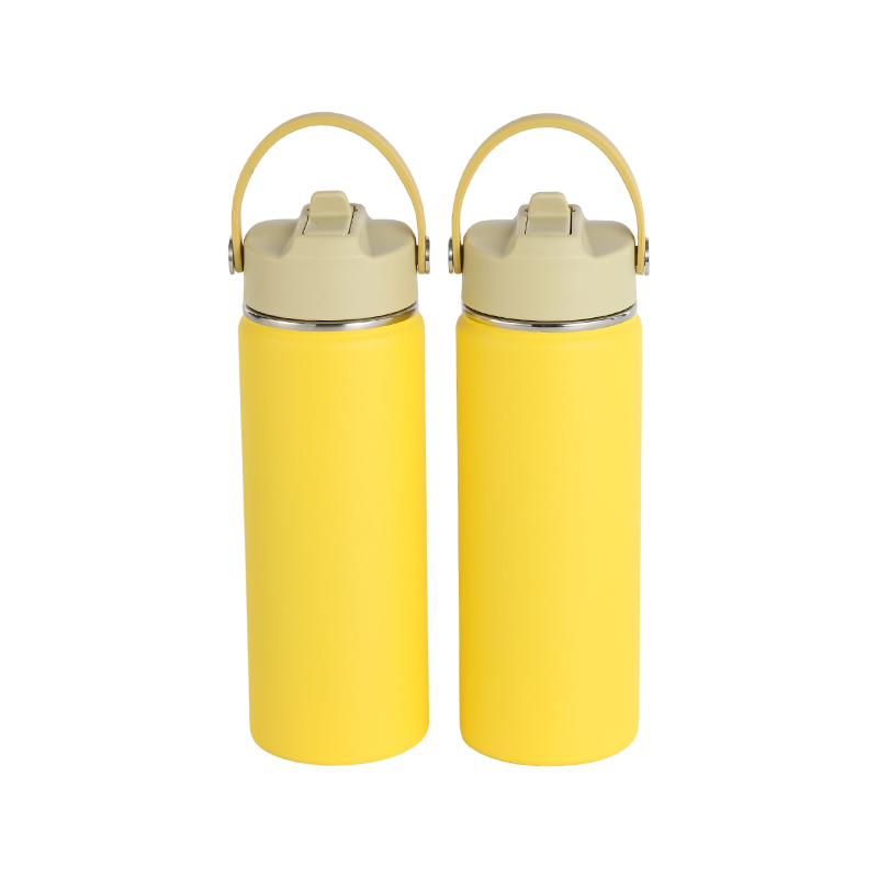 Amazing water bottles Metal Wide Mouth Water Bottle Insulated stainless steel sports water bottle for outdoors with straw lid 