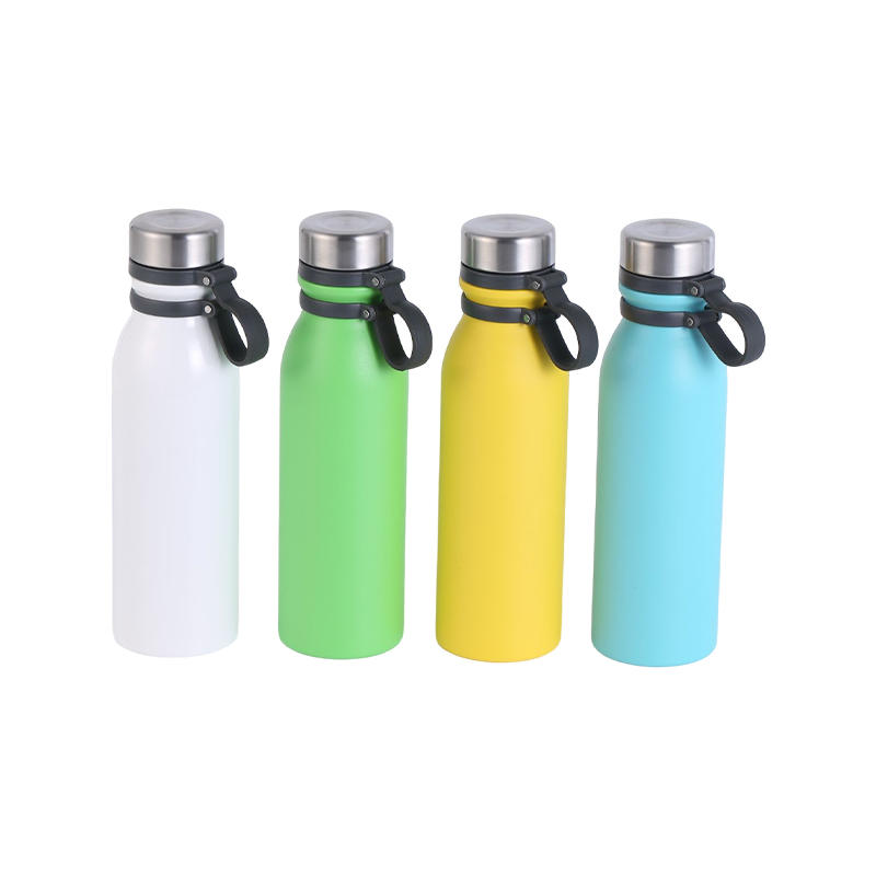 Thermalock thermos stainless steel vacuum flask Insulated stainless steel sports water bottle for outdoors with silicone handle
