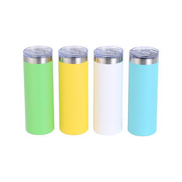 20 oz straight skinny sublimation tumblers double wall  insulation vacuum sublimation blanks Stainless steel coffee cup for car