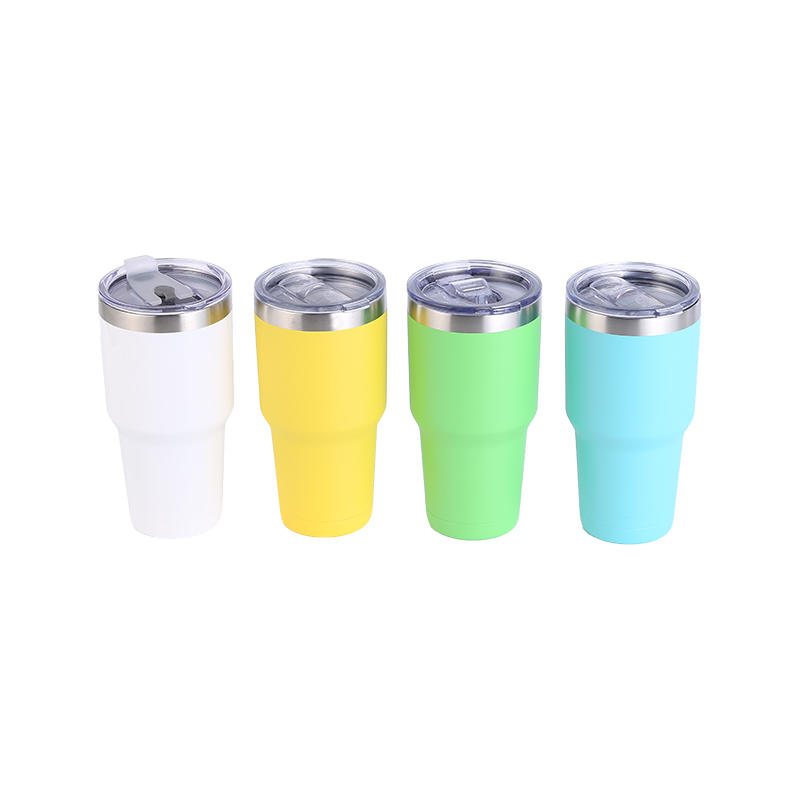 2022 new morandi color 30oz yetys double walled insulated stainless steel coffee cup tumbler wine water bottle mug