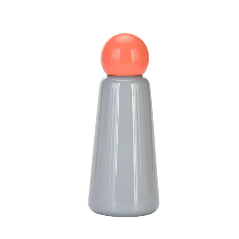 Patented high-quality double-layer stainless steel insulation bottle in bowling ball shape  sports water bottle for outdoors     