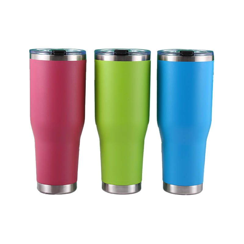 Eco friendly modern Large capacity ice bullies Stainless steel coffee cup for car