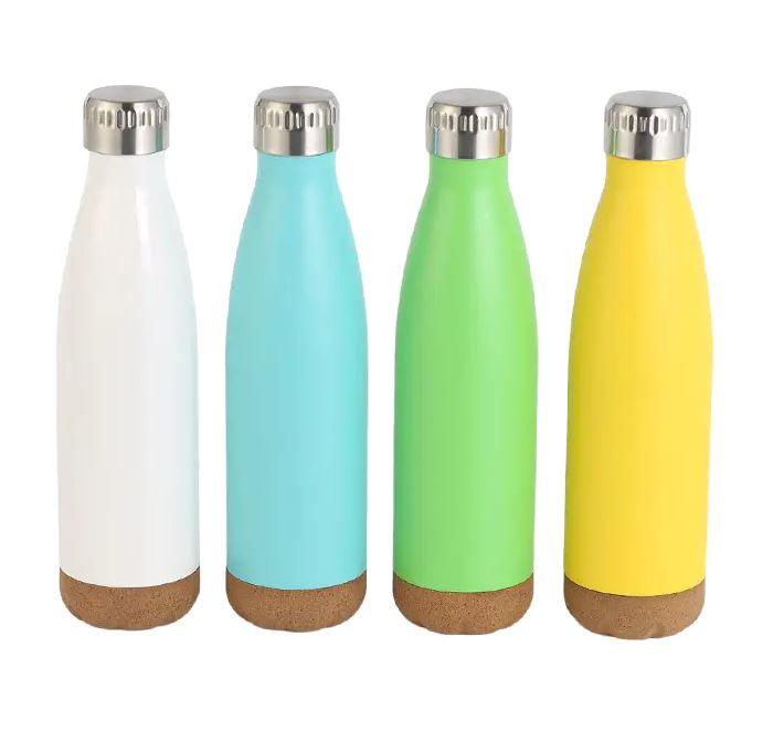 Popular science knowledge—— stainless steel sports water bottle with a cork bottom